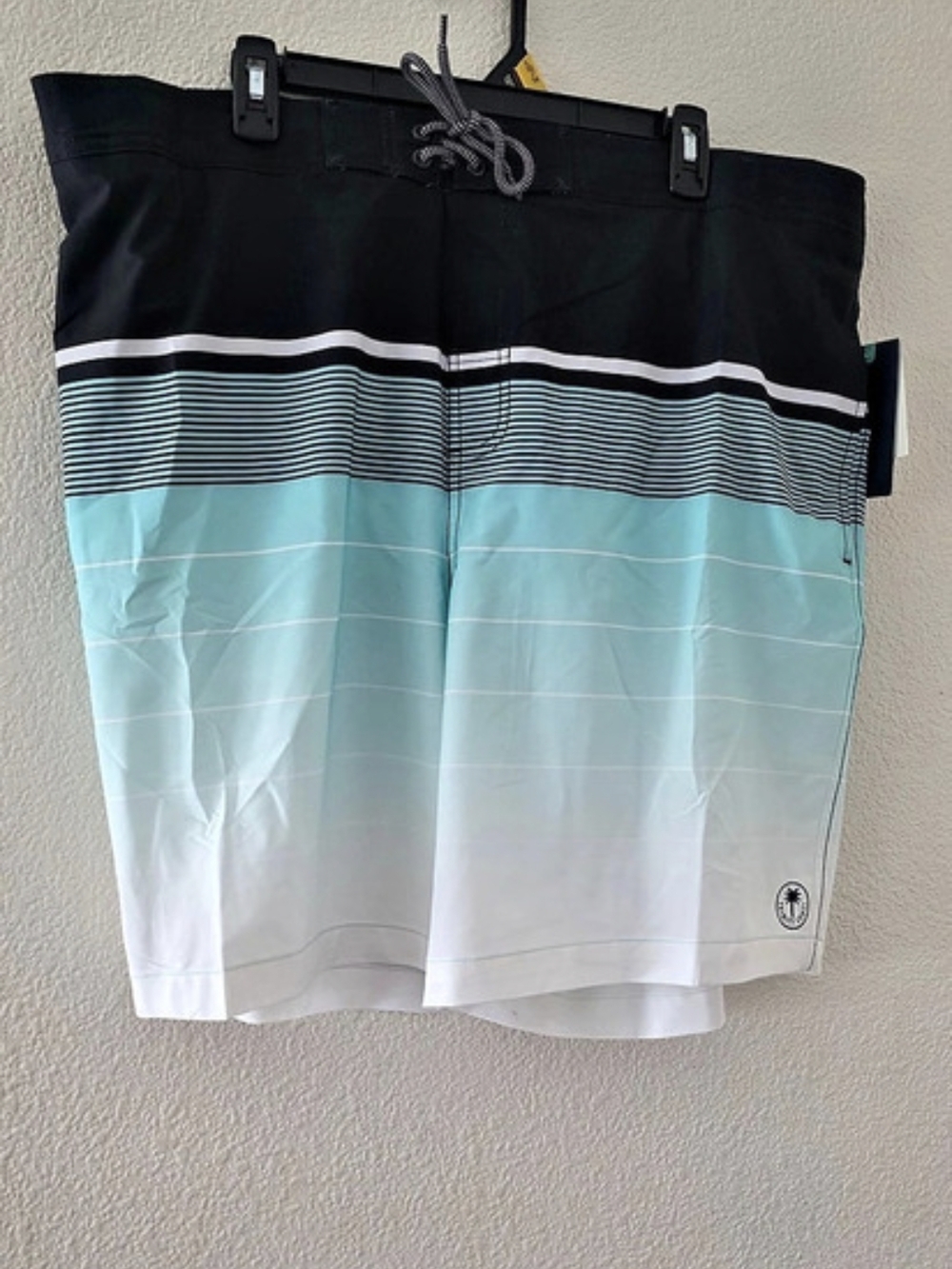 Trinity Coast Mesh Lined E-Board Swim Trunks Striped Swim Trunks XXL NWT